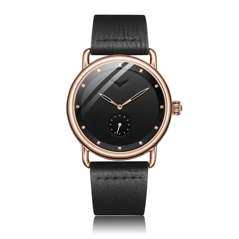 ONOLA 3805, Montre classique en cuir pour homme, cadran rond